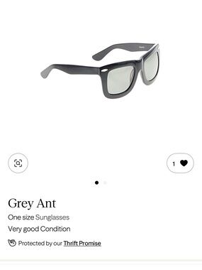 Grey Ant Black Wayfarer Sunglasses with Light Lenses